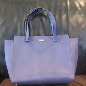 Kate Spade Blue Tote Bag with Winged Design
